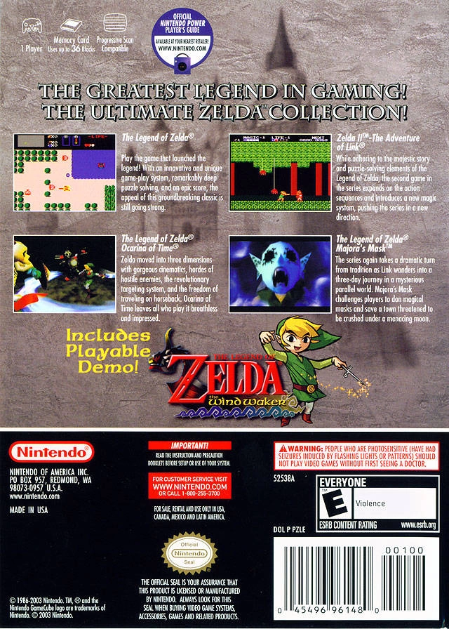 The Legend of Zelda: Collectors Edition cover