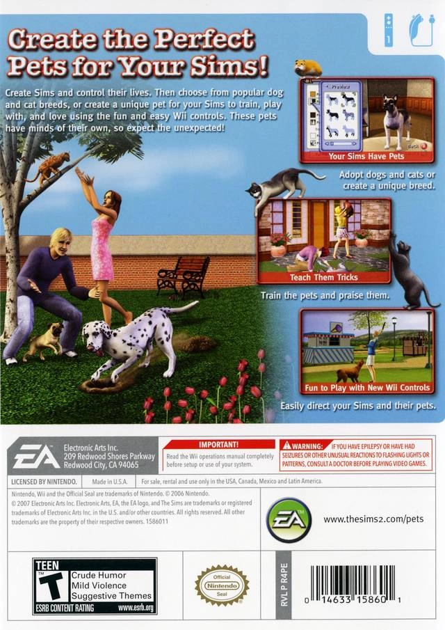 The Sims 2: Pets cover