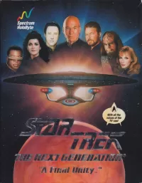 Star Trek: The Next Generation - "A Final Unity" cover
