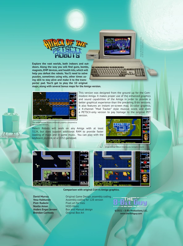 Capa do jogo Attack of the Petscii Robots