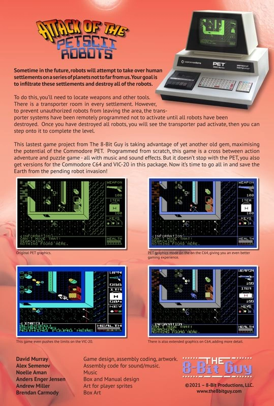 Attack of the Petscii Robots cover