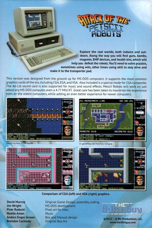 Capa do jogo Attack of the Petscii Robots