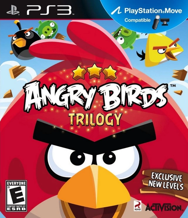 Capa do jogo Angry Birds Trilogy