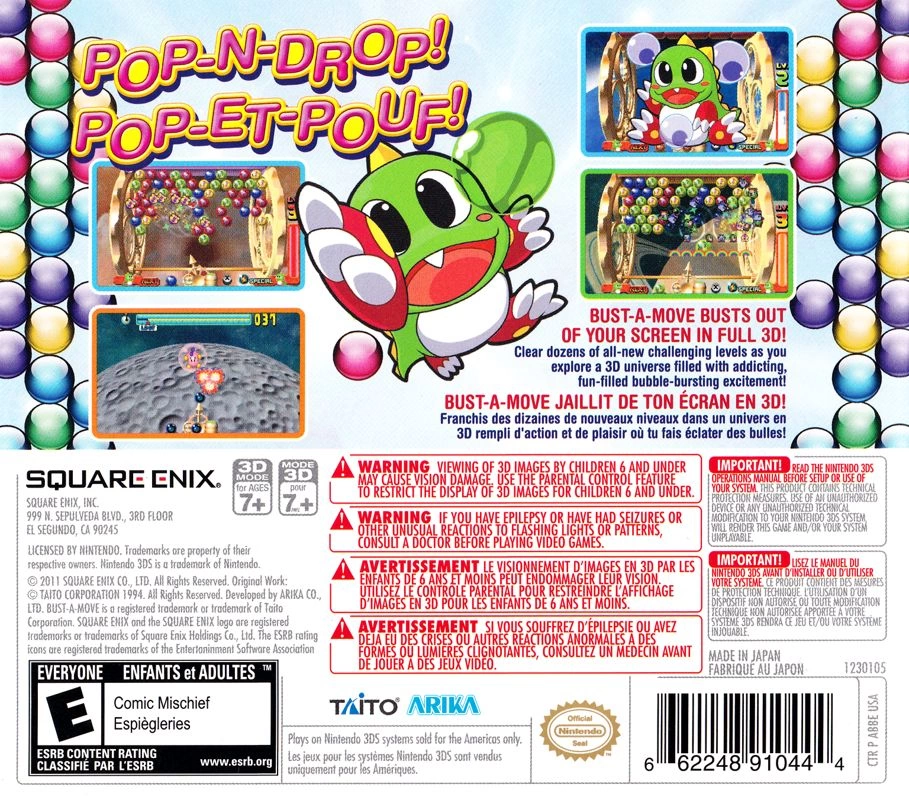 Capa do jogo Bust-A-Move Universe