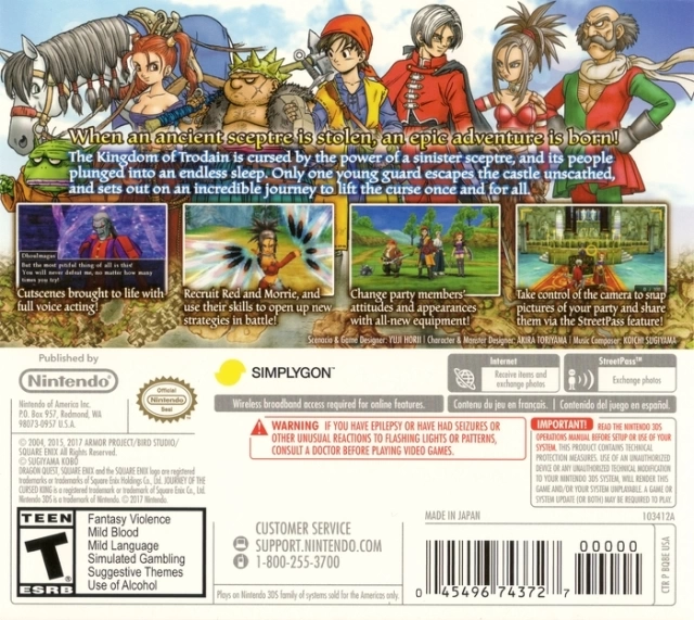 Dragon Quest VIII: Journey of the Cursed King cover