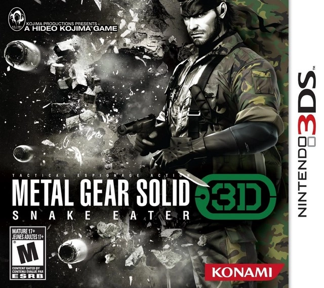 Capa do jogo Metal Gear Solid: Snake Eater 3D