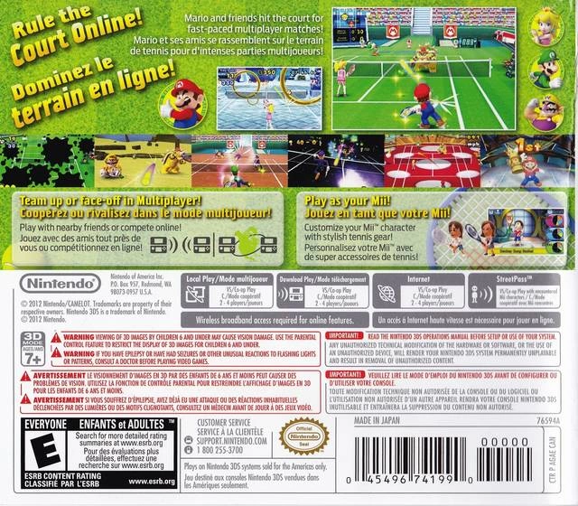 Mario Tennis Open cover