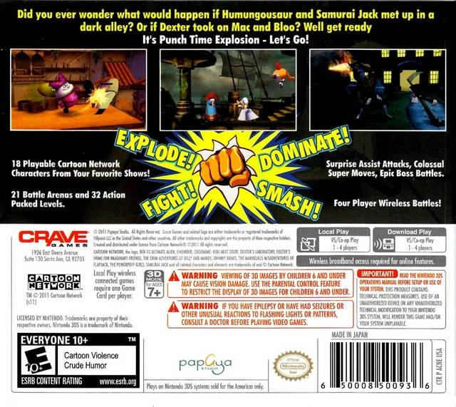 Capa do jogo Cartoon Network Punch Time Explosion