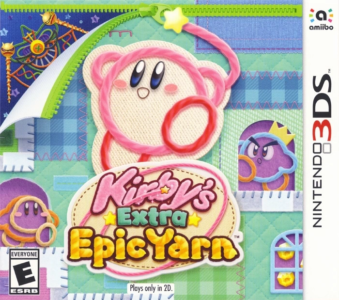 Capa do jogo Kirbys Extra Epic Yarn