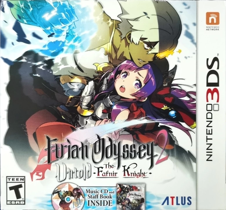 Capa do jogo Etrian Odyssey 2 Untold: The Fafnir Knight