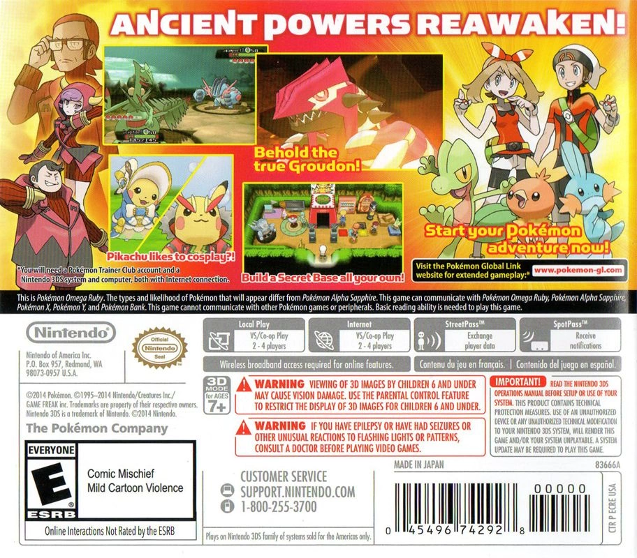 Pokémon Omega Ruby cover