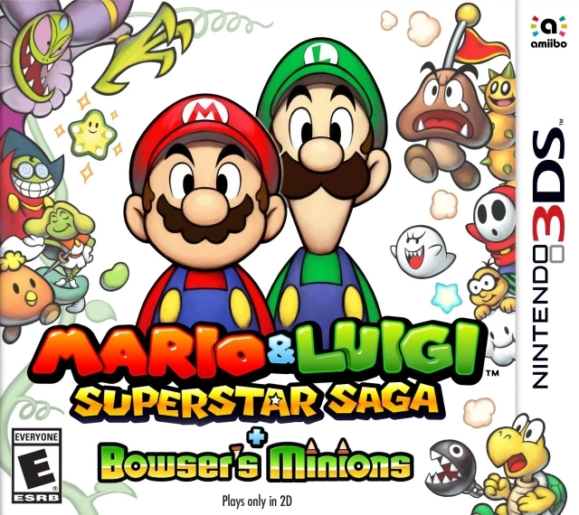 Capa do jogo Mario & Luigi: Superstar Saga + Bowsers Minions