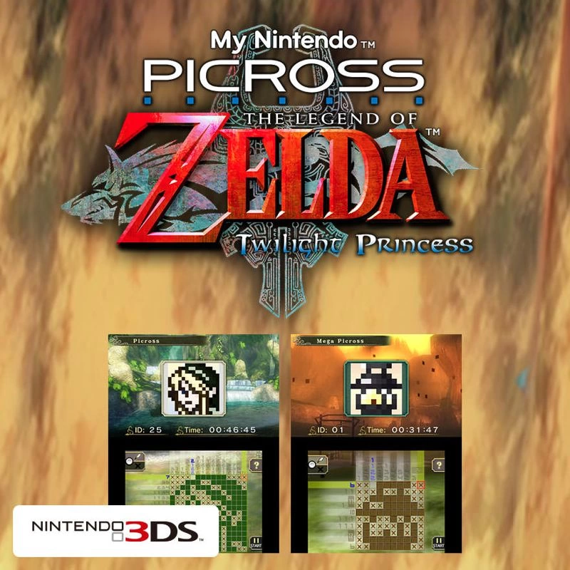 Capa do jogo My Nintendo Picross: The Legend of Zelda - Twilight Princess