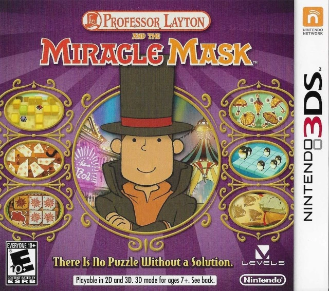 Professor Layton and the Miracle Mask cover