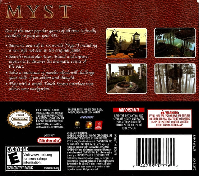 Myst cover
