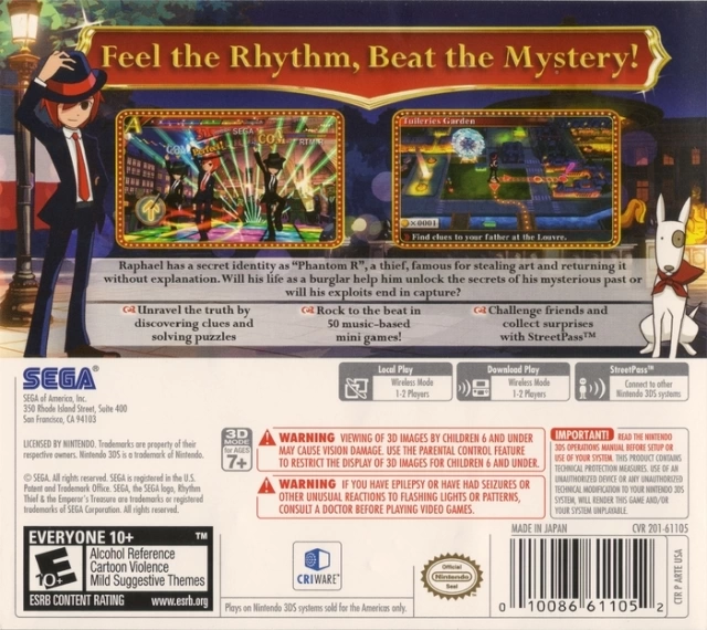 Rhythm Thief & the Emperors Treasure cover