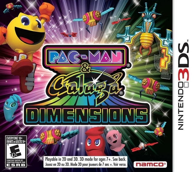 Capa do jogo Pac-Man & Galaga Dimensions