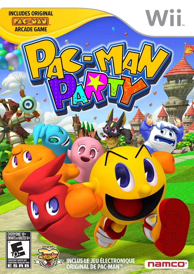Capa do jogo Pac-Man Party