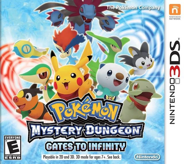 Capa do jogo Pokémon Mystery Dungeon: Gates to Infinity