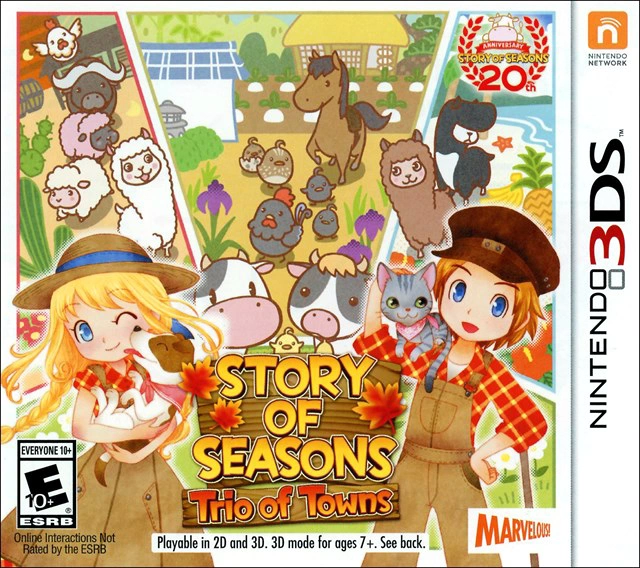 Capa do jogo Story of Seasons: Trio of Towns