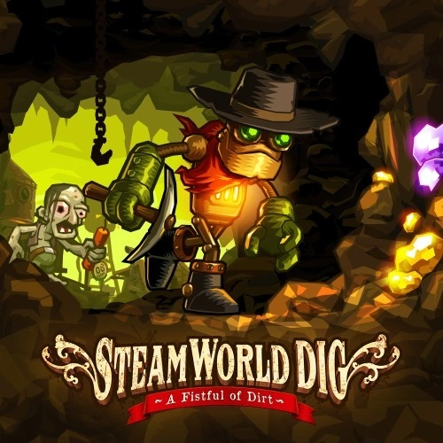 Capa do jogo SteamWorld Dig: A Fistful of Dirt