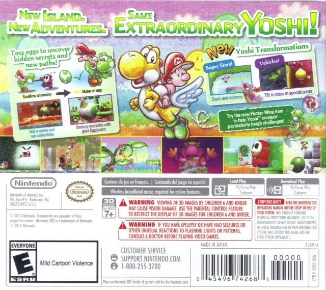 Capa do jogo Yoshis New Island