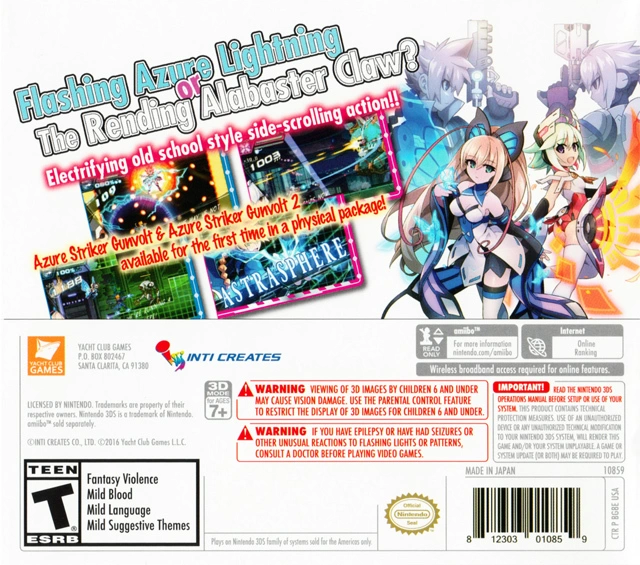 Azure Striker Gunvolt: Striker Pack cover
