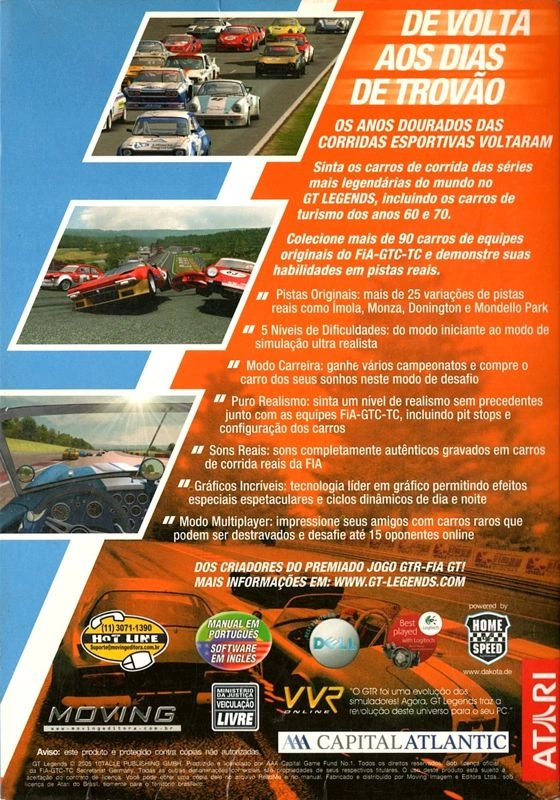 Capa do jogo GT Legends
