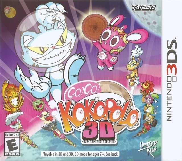 Capa do jogo Go! Go! Kokopolo 3D: Space Recipe for Disaster