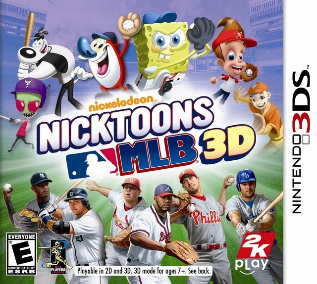 Capa do jogo Nickelodeon Nicktoons MLB 3D