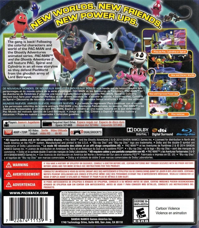 Capa do jogo Pac-Man e as Aventuras Fantasmagóricas 2