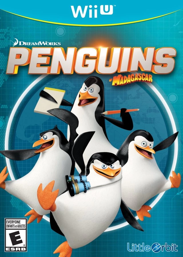 Capa do jogo DreamWorks Penguins of Madagascar