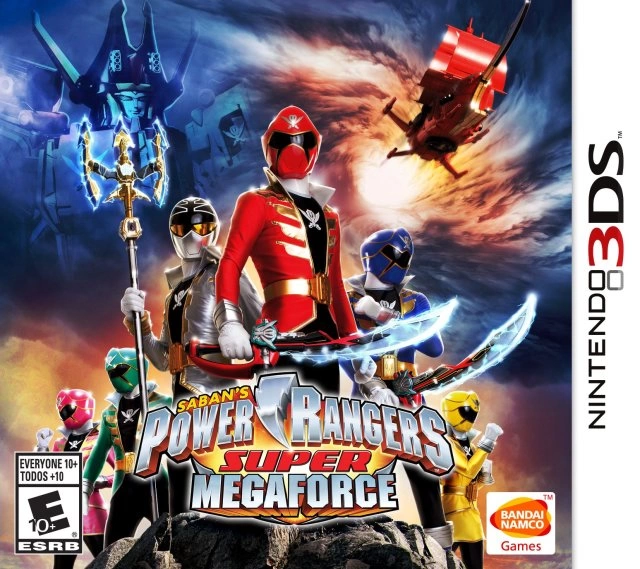 Capa do jogo Power Rangers: Super Megaforce