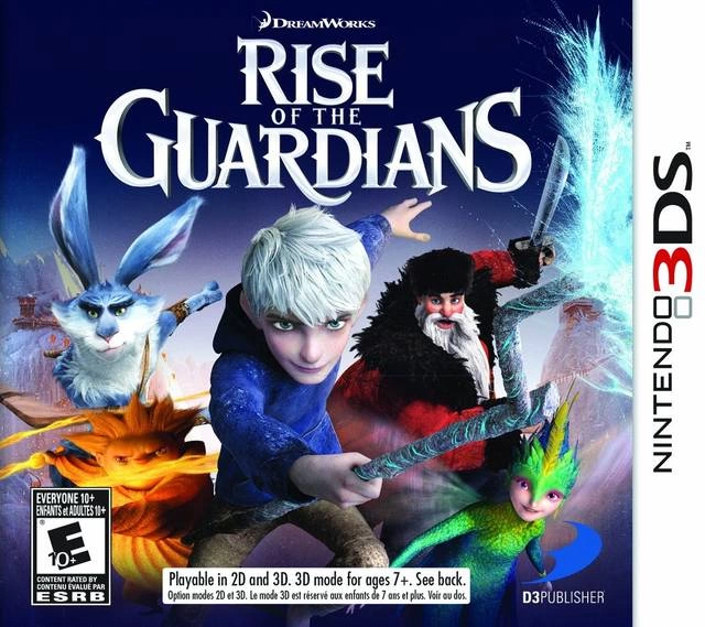 Capa do jogo Rise of the Guardians