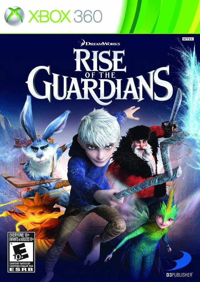 Capa do jogo Rise of the Guardians