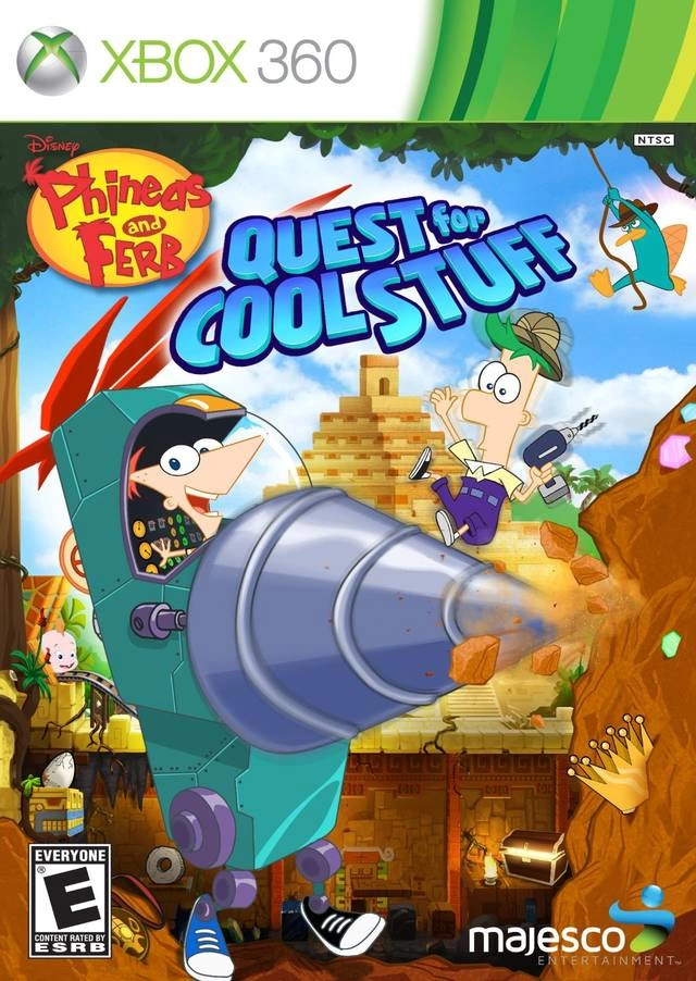 Capa do jogo Phineas and Ferb: Quest for Cool Stuff