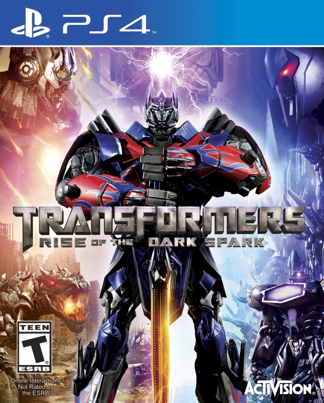 Capa do jogo Transformers: Rise of the Dark Spark