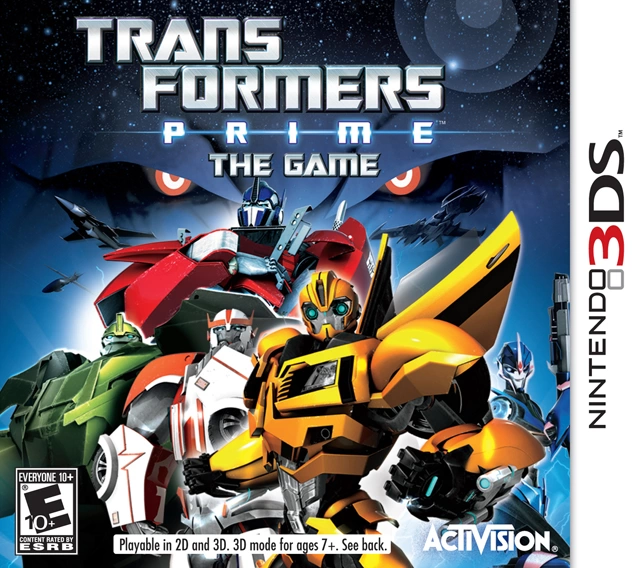 Capa do jogo Transformers Prime: The Game