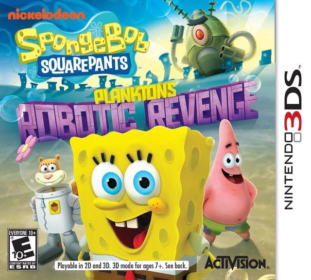 Capa do jogo SpongeBob SquarePants: Planktons Robotic Revenge