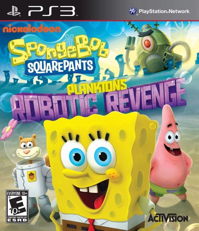 Capa do jogo SpongeBob SquarePants: Planktons Robotic Revenge