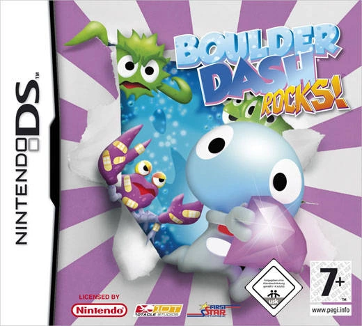 Capa do jogo Boulder Dash: ROCKS!