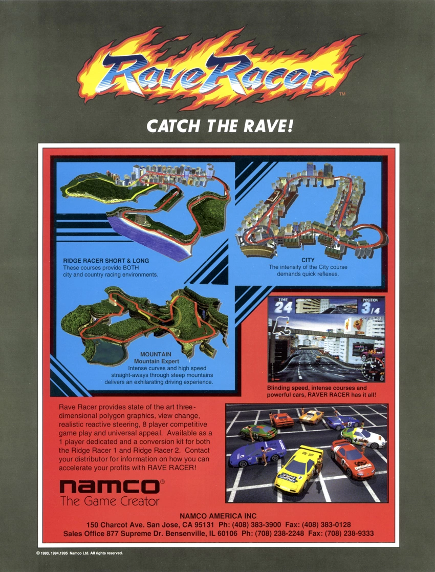 Capa do jogo Rave Racer