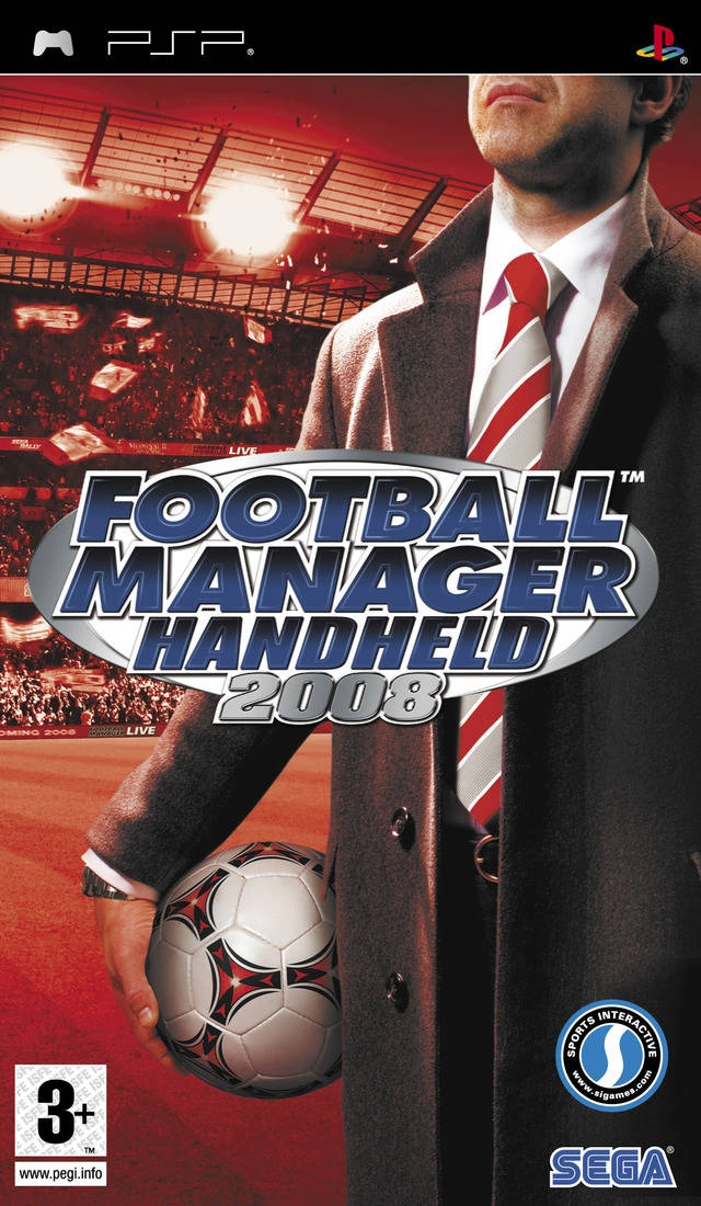 Capa do jogo Football Manager Handheld 2008