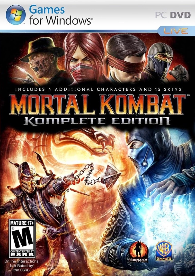 Capa do jogo Mortal Kombat Komplete Edition