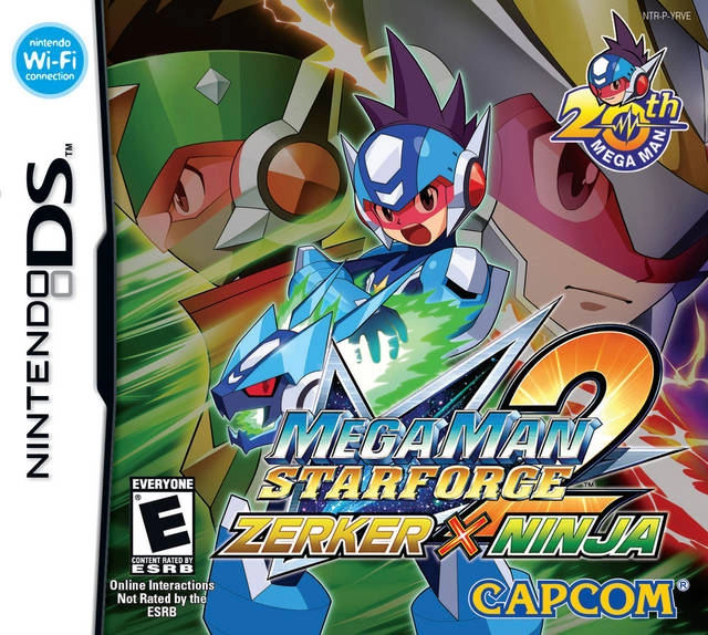 Capa do jogo Mega Man Star Force 2: Zerker x Ninja