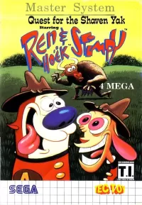 Cover of Quest for the Shaven Yak Starring Ren Hoëk & Stimpy