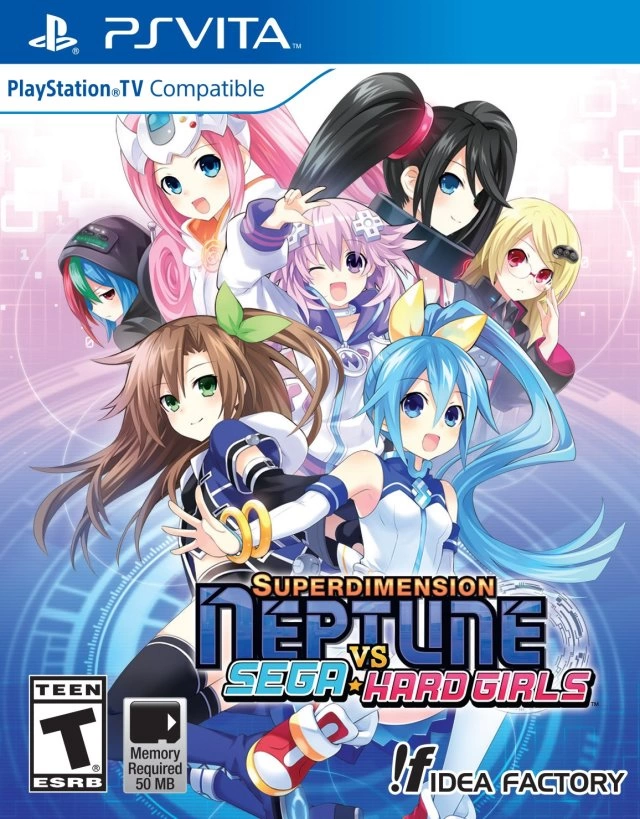 Capa do jogo Superdimension Neptune VS Sega Hard Girls