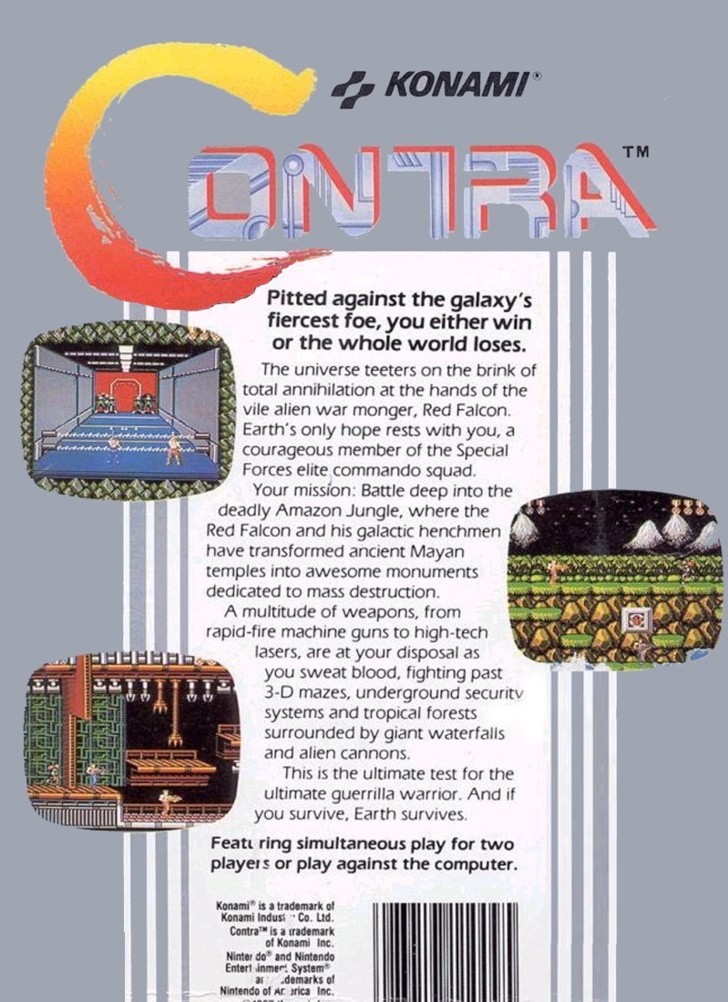 Contra cover