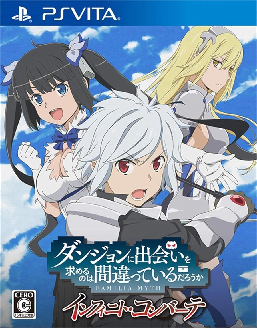Capa do jogo Danjon ni Deai o Motomeru no wa Machigatteiru Darou ka? Infinite Combate