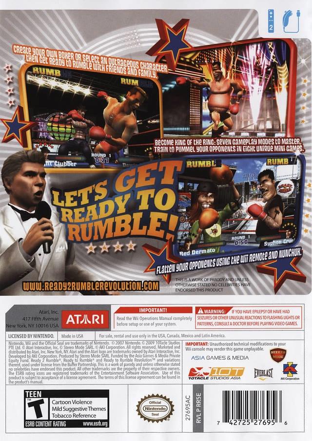 Capa do jogo Ready 2 Rumble Revolution